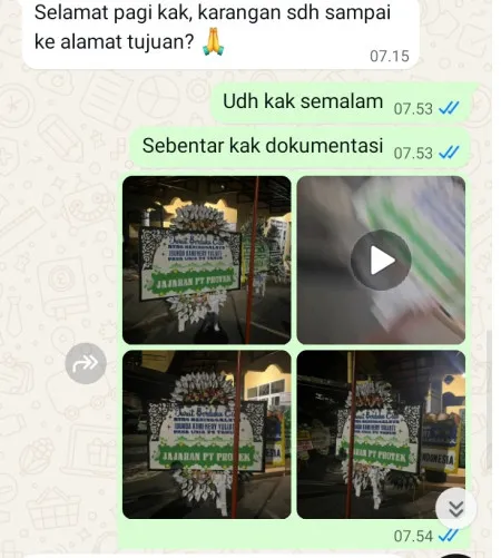 Pengiriman Papan Bunga Selamat Pekojan