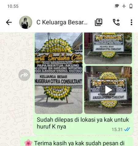 Pengiriman Papan Bunga Duka Pekojan