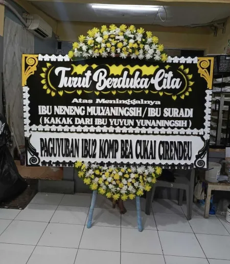 Papan Bunga Duka Pekojan